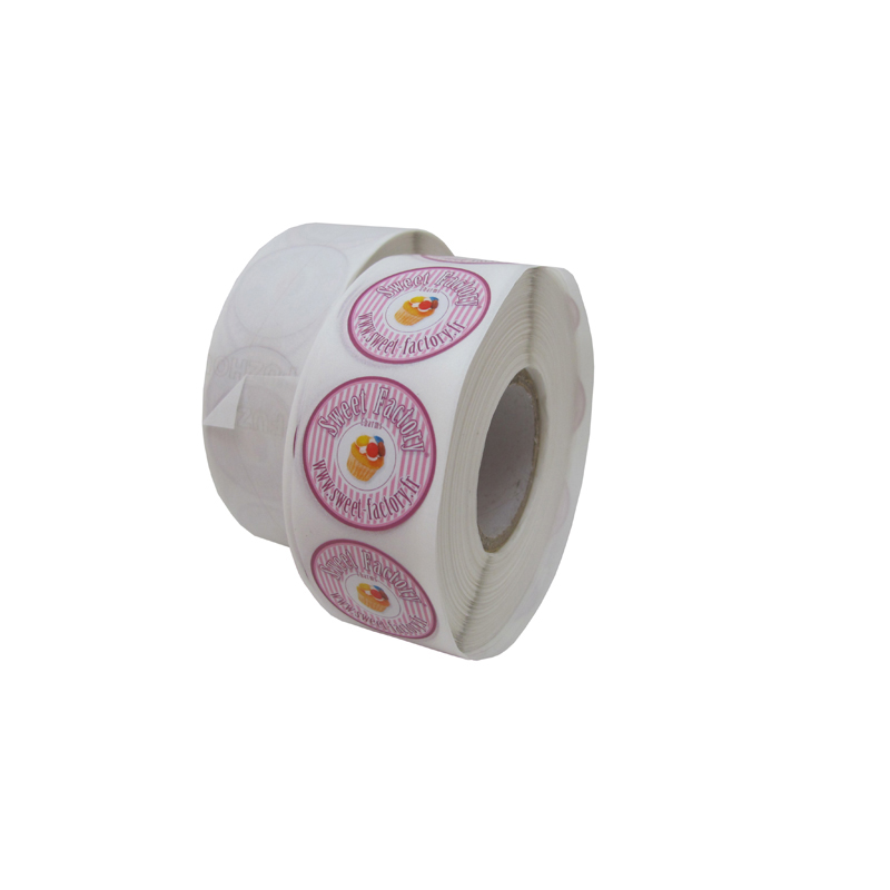 Fashion High Quality Cake Store Label Self Adhesive Sticker Wholesale Round Customized Logo Printing Beautiful Sticker