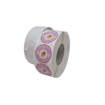 Fashion High Quality Cake Store Label Self Adhesive Sticker Wholesale Round Customized Logo Printing Beautiful Sticker